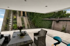 Waar de tuin omhoogknikt